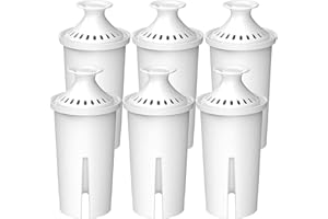 Waterdrop TÜV SÜD, NSF Certifiée Cartouche Filtrante, Remplacement pour Brita® Classic OB03, Mavea® 107007, 35557, PearlCo®, Aqua Optima® RUF916 Cruche à eau (6)