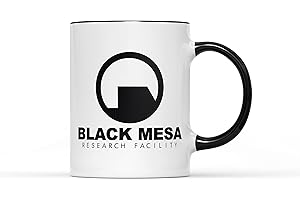 SMARTYPANTS Black Mesa Research Facility Half Life inspirowany grą ceramiczny kubek