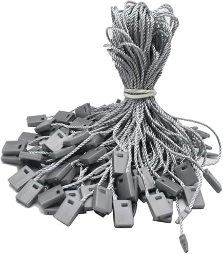 Lot De 950 Attaches étiquettes Vêtements - Cordon Plastique Rose Avec Boucle - Pour Marquage En Boutique