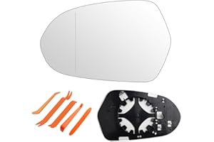 ‎BOUGPENG Spiegelglas Ersatz für Audi A6(4G) 2011-2018/A6 Allroad(4G) 2012-2018/A6 Avant(4G) 2011-2018 beheizbar Ersatzspiegelglas Fahrerseite Außenspiegel Asphärisch Rückspiegelglas Seitenspiegelglas Links