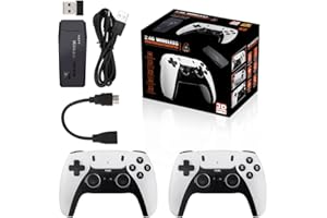 KOBONA rels Retro Game ole, Plug and Play Game Mhine th 20000+ Gam Built-in, 2.4g rels Controller Gamepad Game , 4K HD Output, Gift for Adults and Boys