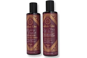 LISSAGE INTENSE NOIA HAIR - INDIAN LISS - AMLA,HUILES AMAZONIENNES & GINSENG INDIEN - PROTEIN GOLD - 2 X250ML POUR 2 UTILISATIONS