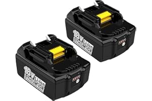 XNJTG 18V 5,5Ah Baterías de Repuesto para Makita 18V Batería BL1860 BL1850 BL1860B BL1850B BL1840 BL1830 BL1820 BL1815 Compatible con Makita 18 Volt Herramientas