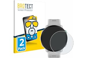 BROTECT Protector Pantalla Anti-Reflejos para Garmin Forerunner 55 (2 Unidades) Película Mate Anti-Huellas