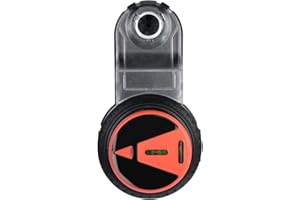 Tiardey Drill Dust Collector, 2-In-1 Drill Dust Collector Attachment with Level and 500mah Battery 360° Rotating Drill Dust Collector For Construction Hanging Pictures