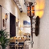 Spannung: 110V 220V JUIANG Im Freien imprägniern Garten-Licht-Balkon-Gang-Korridor-Treppen-Außenwand-Licht-europäische Art-Retro- geführte Wand-Lampe E27 110-220v