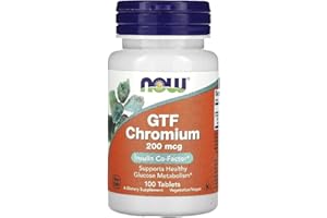 NOWFOODS Now Foods – GTF Chromium 200mcg | Supports Healthy Blood Sugar Levels – 100 Tablets