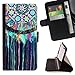 Produktbild XP-Tech / Flip Klapp Leder Handy Schutz Hülle Case mit Kartenhalter für HTC Desire 530 - Dream Catcher Indian Stained Glass Watercolor
