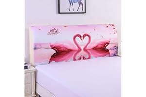 UYEOCO Copri Testata Letto Matrimoniale/Singolo Copertura per Testiera per Letto Fodera Elastica Premium Protezione Copritestata Testata Cover Lavabile per Decorazione Camera (Color : Q, Size : 180cm)