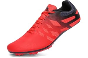 IFRICH Leichtathletikschuhe für Herren, Damen, Kinder, Jungen, Mädchen, 8 Spikes, 100–400 m, Laufschuhe, Rennschuhe, professionelle Sprint-Sport-Sneaker