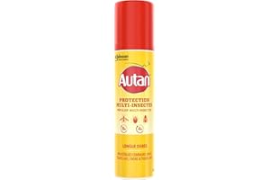 Autan Multi-Insectes Aérosol - Répulsif Moustiques, Moustiques Tigres, Taons - Jusqu'à 8H de Protection - 1 Aerosol, 100ml