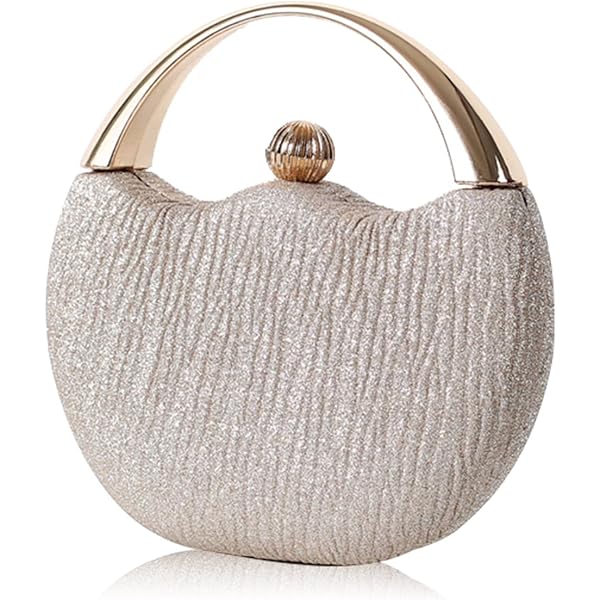 CORIOS Avondtas voor dames, bling clutch tas, ceremonie, kleine clutch met ketting, schoudertas, bruidstas, elegante messenger tassen voor cocktailparty, eindejaarsbal, ceremonie, Zilver, L, Elegant