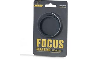 TILTAING TILTA Seamless Lens Focus Gear Ring φ49,5-51,5 mm für Tilta Mini Follow Focus Nucleus Nano DSLR Camera, 360 ° Drehfokus Gear Video Kamera Objektiv Zubehör TA-FGR-4951