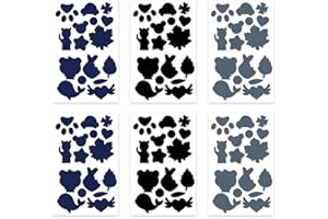 EODKSE Lot de 6 Patchs de Réparation en Nylon pour Doudounes, Vestes, Tentes et Vêtements d'Extérieur Imperméables - Couleurs Assorties,