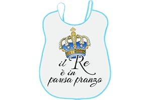 PASSAPAROLA Bavagliolo/Bavaglio/Bavaglione per Adulti,Anziani,spiritoso,divertente, simpatico,umoristico,cotone100%, MADE IN ITALY,doppio strato jersey più spugna dim.53x49 cm.