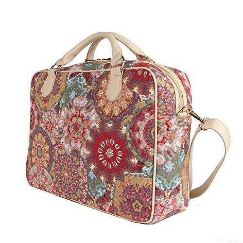 Tapisserie Aktentasche für Damen geeignet als modische Laptoptasche bis 15.6″, im Signare Stil Kaleidoskop - 2