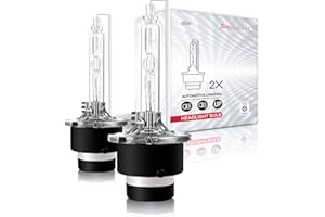 Sinoparcel D4S Xenon Bulb -2 Years Warranty- 35W 42V 6000K HID Headlight Replacement -Discharge Lamp- Pack of 2 -Compatible with 42402 66440 42402XV