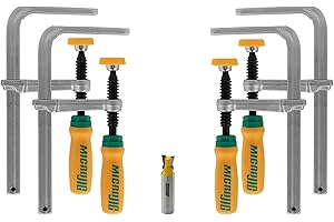 MICROJIG Micro Jig DVC-538MB-50 Matchfit Schwalbenschwanz-Klemmen (4 Stück exklusiv) + Matchfit Schwalbenschwanz-Fräser-Bit, 1,27 cm Schaftbündel