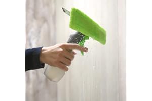 QUALTEX Spray Bottle Cleaning Kit Head Compatible with Karcher WV50 WV60 WV70 Window Vacs C/W Microfibre Cloth