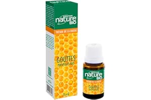 Boutique Nature - Complément Alimentaire - Gouttes Propolis BIO - Flacon Compte Gouttes de 15 ml - Protège et Renforce contre les agressions extérieures