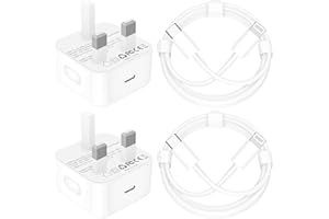 [Apple MFi Certified] iPhone 14 Charger Fast Charge, Rombica 4Pack 20W USB C Dynamic Power Adapter Type C Wall Charger Block with 6FT Type C to Lightning Cord for iPhone 14 13 12 11 Pro XS XR X 8 iPad
