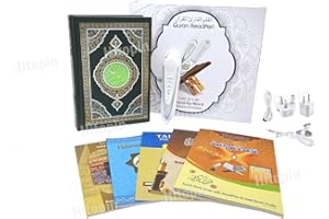 Ramadan Coran avec Stylo Lecteur Mot à Mot Tafsir, Sahih Bukhari, Sahih Muslim Stylo Lecteur numérique de Coran Mot pour avec enregistreur Vocal Traduction Dictionnaire Parlant Plus 5 Livres