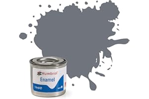 Humbrol Enamel Paint 14ML No 164 Dark Sea Grey - Satin