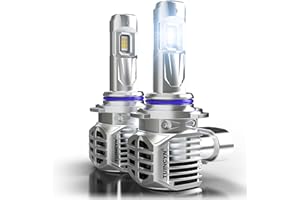 TUINCYN 9012 Halogen Lampe Auto 120W 24000LM 12V 24V 6000K Xenon Weiß, 500% Helligkeit HIR2 Abblendlicht Halogen-Scheinwerferlampe Glühbirne. 2 STÜCK