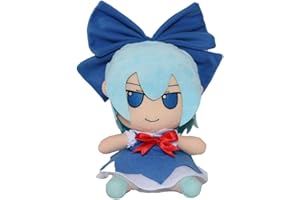 JUNZIWING Anime Cirno Fumo Peluche, Cosplay Linda Felpa Rellena Almohada, Niño Niña Niños Cumpleaños 23Cm