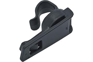 ‎FORMBELT Formbelt Premium Halterung für Trinkschlauch, Clip magnetisch, mit Binding oder zum Befestigen an einem Gurtband Trinkflasche Soft Flask Trinkrucksack Trinksystem in schwarz