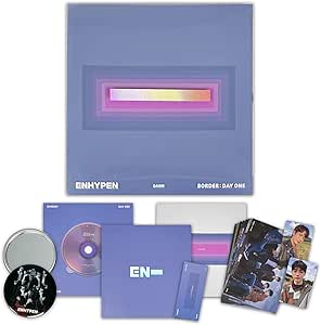 Enhypen Debut Album Border Day One Dawn Ver Cd Photobook Clear Story Cover Book Mark Post Cards Photo Cards Official Poster Free Gift Amazon Co Uk Cds Vinyl