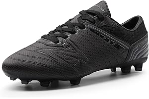 DREAM PAIRS Chaussures de Football pour Hommes Chaussures d'entraînement Professionnel Crampons Crampons Outdoor Sport Football Chaussures