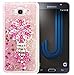 Produktbild Nnopbeclik Silikon Hülle Transparent Für Samsung Galaxy J7 2016 / J710, Durchsichtig Ultra Slim TPU 3D Fließende Flüssigkeit Shiny Weich Schutzhülle Tasche Bunt Muster mit Diamant Applikationen [DIY Modisch Niedlich Aufkleber] Glänzend Glitzer Strass Kristall Stoßdämpfend Clear Case Schutz Handytasche Crystal Etui Schale Bumper Pour Samsung Galaxy J7 2016 / J710 [12#]