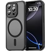 Minesk iPhone 14 Pro i&ccedil;in MagSafe ile Uyumlu MattCover Serisi Arkası Mat Polikarbonat Kenarları Silikon ve K&ouml;şeleri G&uuml;&ccedil;lendir