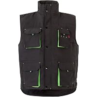Duohropke Gilet polaire pour homme - Veste d'hiver - Gilet thermique - Veste de course - Imperméable - Veste de cyclisme - Style sport - Gilet de mi-saison, gris, M