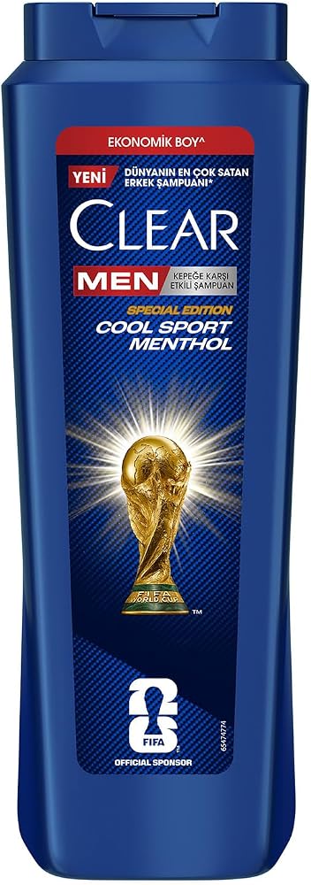 Clear Men Erkek Şampuan Cool Sport Menthol Kepeğe Karşı Etkili 600 ml