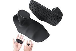 MENG JIARAN Gym Grips, Anti-Slip Gym Hand Grips for Weight Lifting, Rubber Workout Gloves for Men and Women, Training and Exercise Palm Protectors