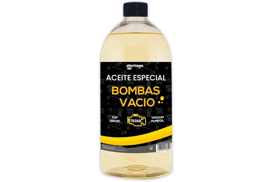 PLANTAWA Aceite para Bomba de Vacío 750ml | Aceite Máquina de Vacío | Universal Valido para Todas Las Bombas | Aire Acondicio