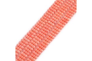GEM-INSIDE CREATE YOUR OWN FASHION Sweet & Happy Girl's Store 4mmx11mm Gemstone Pink Coral Beads Strand 15 Inch Jewellery Making Beads