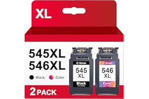 Coloran PG-545XL CL-546XL Cartucce Sostituzione per Canon 545 546 XL per Canon Pixma MG2550S MX495 TS3150 TR4550 MG2550 MG3050 MG2950 MG2450 TS3151 TR4551 TS3350 (1 Nero, 1 Tri-Colore)