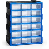 Proalet Monoblock &Ccedil;ekmece Seti 18'li, B&uuml;y&uuml;k Boy, 38,1x15,7x47,5 cm, Vida, Hobi, Par&ccedil;a Saklama Kutusu, At&ouml;lye, B&uuml;ro Kullanımın