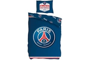 PSG Parure de lit Housse de Couette (140x200) Paris Saint Germain Neymar Cavani Verratti