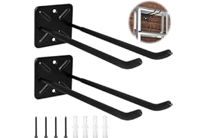 CAUTIOUS Haczyk garażowy, hak ścienny, udźwig 80 kg, do dużych obciążeń, do garażu, garażu, garażu, na narzędzia ogrodowe, garaż, organizer