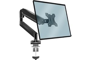 DIGANK Monitor Halterung für 17 bis 32 Zoll,Monitor arm Ständer Hält 2-9 kg,Ergonomischer Bildschirmhalterung Monitorhalterung 1 Monitor 75 & 100 mm VESA Monitor Halterung