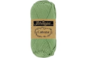 ‎SCHEEPJES Scheepjes - Scheepjes 212 Salbei Grün Catona Garn - 1x50g