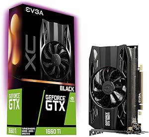 Evga Geforce Gtx 1660 Ti Xc Black Gaming, 6Gb Gddr6, Hdb Fan Graphics Card 06G-P4-1261-Kr