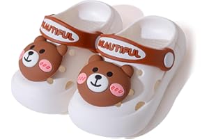 SONARIN Dessins Animés Sabots et Mules Enfants,Pantoufles d'Eté pour Garçons Filles Chaussures de Jardin Tout-Petits Sandales Antidérapants pour Plage Piscine