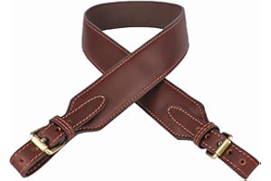 Tourbn Gewehrriemen aus echtem Leder, gepolstert, für Jagd, Schießen