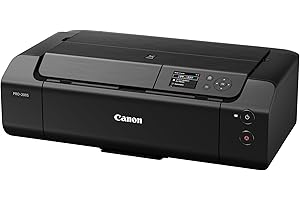 Canon PIXMA PRO-200S Farbtintenstrahldrucker Fotodrucker DIN A3+ (Hochglanzdruck, WLAN, USB 2.0, WiFi, LAN, Print App, 7,5 cm LCD Farbdisplay, 4.800 x 2.400 DPI, 8 Separate Druckertinten), grau