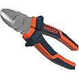 Presch Side Cutter 160mm Straight - Professional Cable Cutter Hardened with Multi-Component Handle - Heavy Duty Craft and Flo